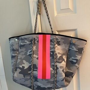 Neoprene Camo Tote Bag